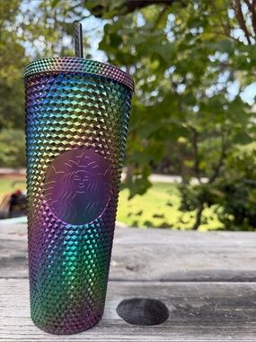 Starbucks Iridescent Studded Tumbler - Purple, Teal, Gold